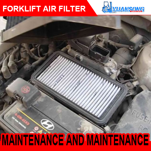 manutenção e manutenção do filtro de ar seco da empilhadeira